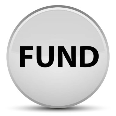 Fon özel beyaz yuvarlak düğmesi