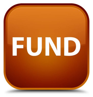 Fon özel kahverengi kare düğme