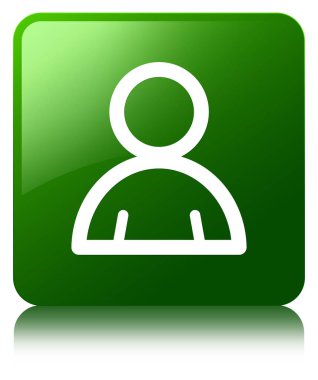 Üye simgesi yeşil kare düğme