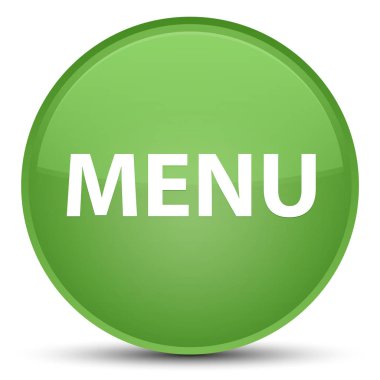 Menü özel yumuşak yeşil yuvarlak düğmesi