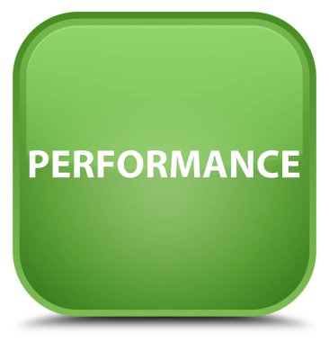 Performans özel yumuşak yeşil kare düğme