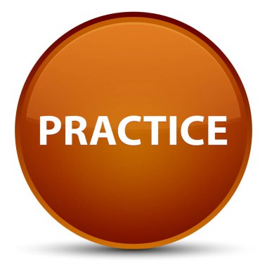 Uygulama özel kahverengi yuvarlak düğmesi