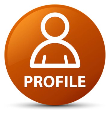 Profil (üye simgesi) kahverengi yuvarlak düğmesi