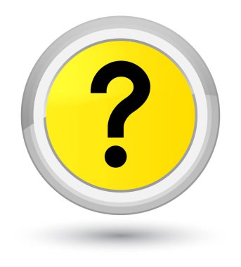 Soru işareti simgesini Ana sarı yuvarlak düğmesi