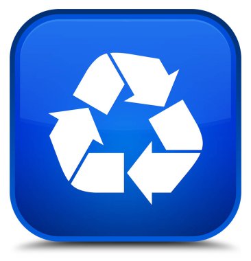 Kutsal kişilerin resmi özel mavi kare düğme geri dönüşüm