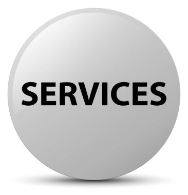 Beyaz yuvarlak düğmesini Hizmetleri