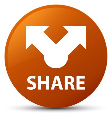 Düğme kahverengi paylaşmak