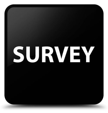 Anket siyah kare düğme