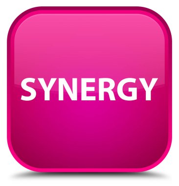 Sinerji özel pembe kare düğme