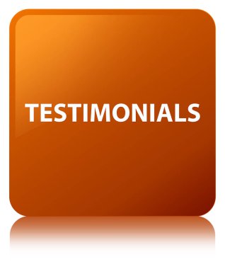 Referansları kahverengi kare düğme