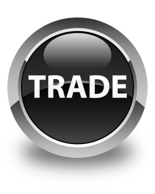 Ticaret parlak düğme siyah