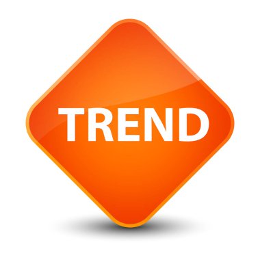 Eğilim zarif Turuncu elmas düğmesi