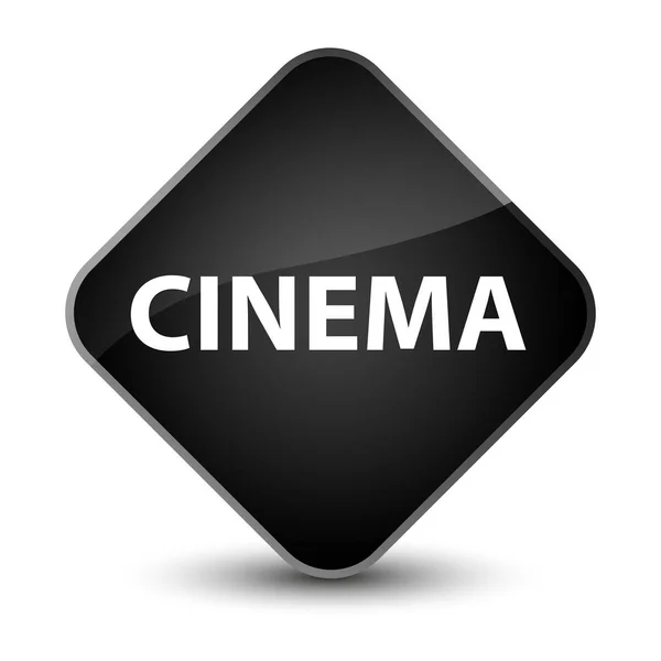 映画館のエレガントなブラック ダイヤモンドのボタン — ストック写真