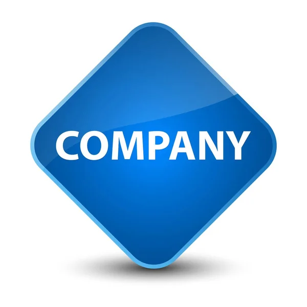 Company elegant blue diamond button — Stock Photo, Image