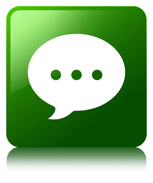 Conversation icon green square button