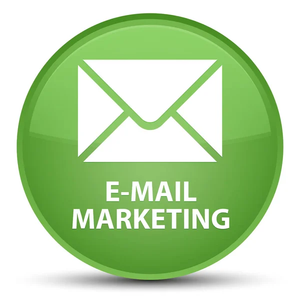 E-mail marketing speciale morbido pulsante rotondo verde — Foto Stock