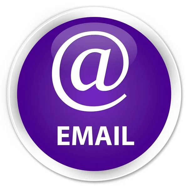 Email (address icon) premium purple round button