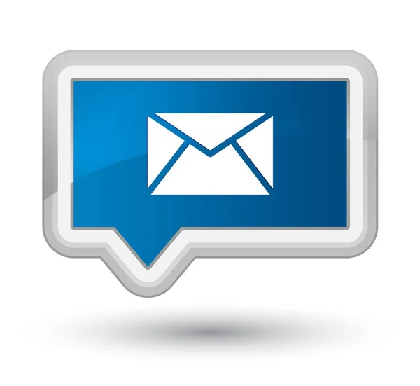 Email icon prime blue banner button — Stock Photo, Image