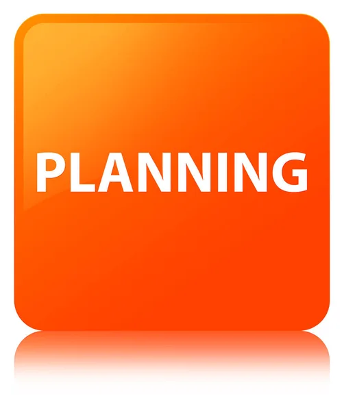Planificarea butonului pătrat portocaliu — Fotografie, imagine de stoc