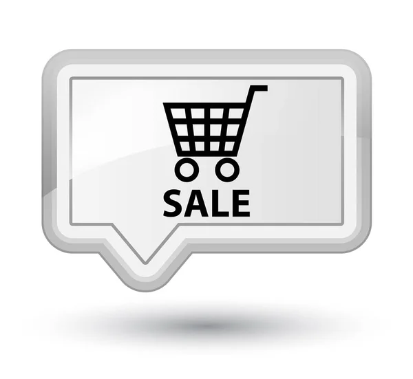 Prodej prime bílý nápis tlačítko — Stock fotografie