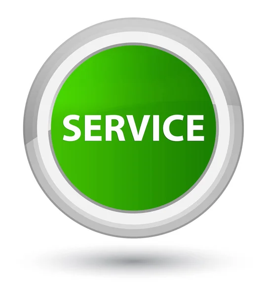 서비스 주요 녹색 버튼 라운드 — 스톡 사진