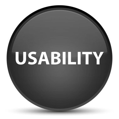 Kullanılabilirlik özel siyah yuvarlak düğmesi