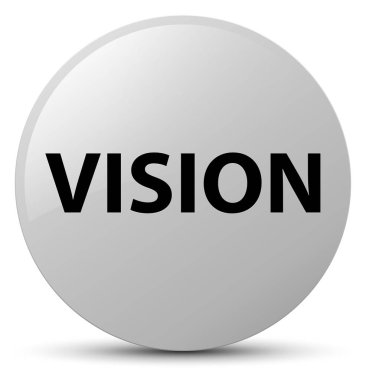 Vizyon beyaz yuvarlak düğmesi