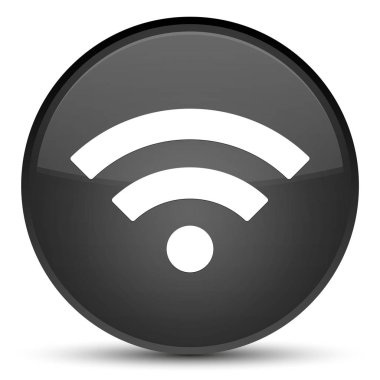 WiFi kutsal kişilerin resmi özel siyah yuvarlak düğme