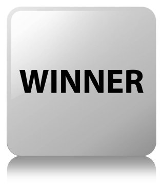 Kazanan beyaz kare düğme