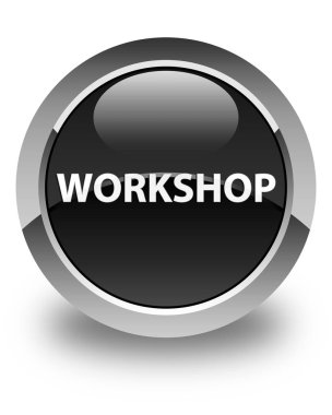 Atölye parlak siyah yuvarlak düğme