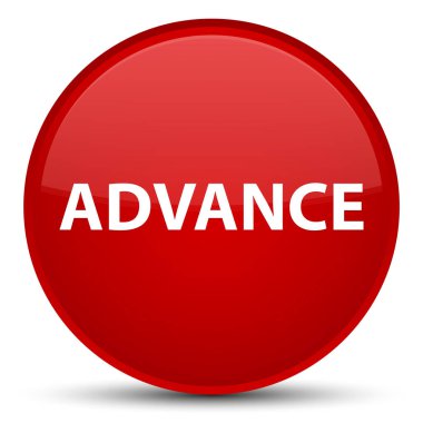 Önceden özel kırmızı yuvarlak düğmesi