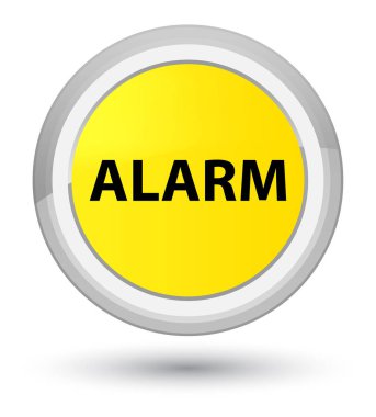 Alarm baş sarı yuvarlak düğmesi