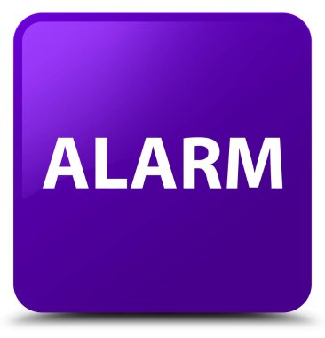 Alarm mor kare düğmesi