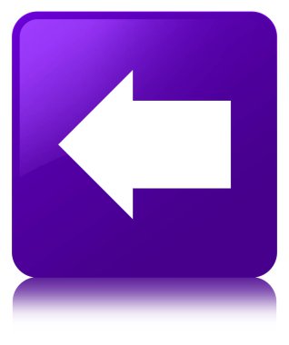 Geri ok simgesi mor kare düğmesi