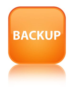 Yedek özel turuncu kare düğmesini