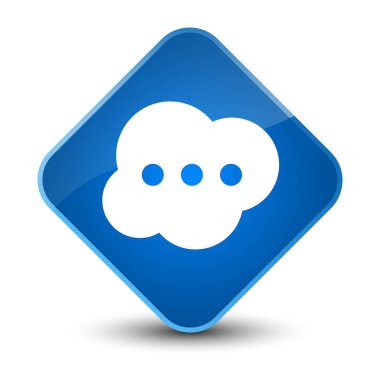 Beyin kutsal kişilerin resmi zarif mavi elmas düğme