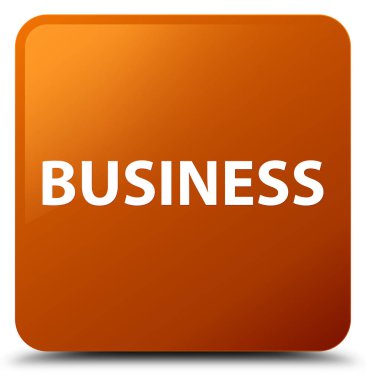 İş kahverengi kare düğme