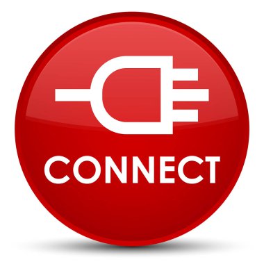 Özel kırmızı yuvarlak düğmeye bağlanmak