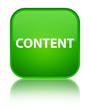 İçerik özel yeşil kare düğme