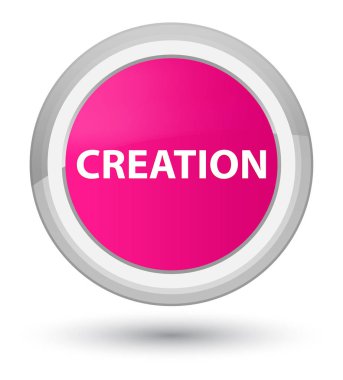 Oluşturma ana pembe yuvarlak düğmesi