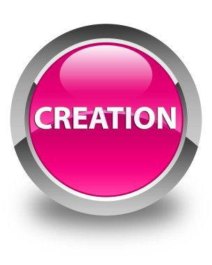 Oluşturma parlak düğme pembe