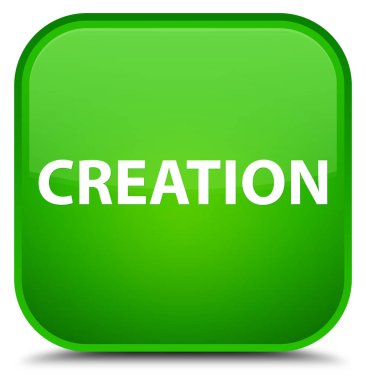 Oluşturma özel yeşil kare düğme