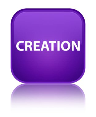 Oluşturma özel mor kare düğme