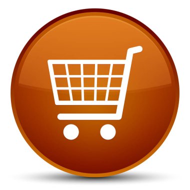 E-ticaret kutsal kişilerin resmi özel kahverengi yuvarlak düğme