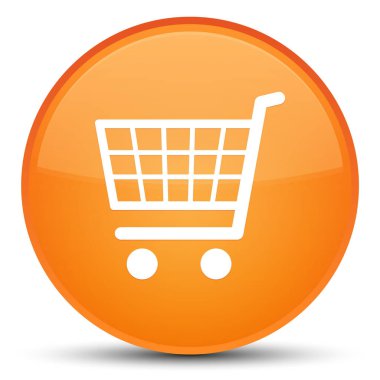 E-ticaret kutsal kişilerin resmi özel turuncu yuvarlak düğme