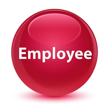 Çalışan cam gibi pembe yuvarlak düğmesini