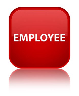 Çalışan özel kırmızı kare düğmesini