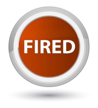 Birinci sınıf kahverengi yuvarlak düğmesini ateş