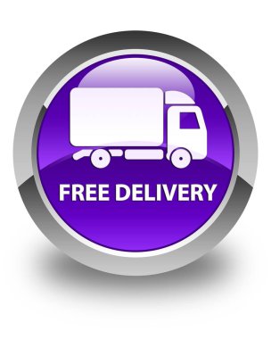 Ücretsiz teslimat parlak mor yuvarlak düğme