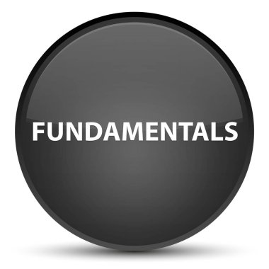 Temelleri özel siyah yuvarlak düğmesi